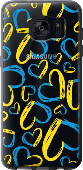 Чехол на Samsung Galaxy S7 Edge G935F Сердца UA "5292u-257-17620"