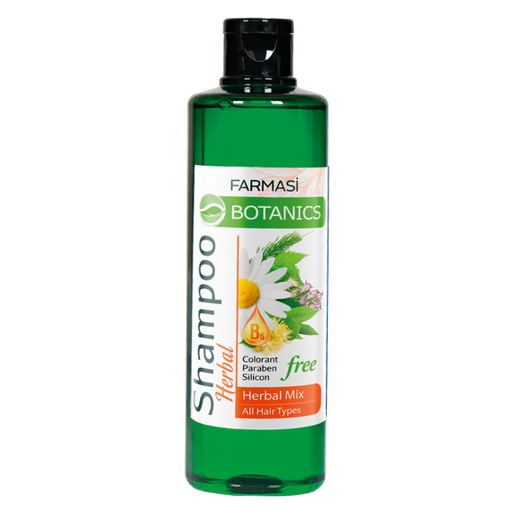 Шампунь для пружності та шовковистості волосся Farmasi Botanics трав'яний мікс 500 мл | Зображення 2
