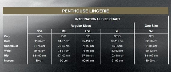 Трусики-стрінги Penthouse Pure Instincts Black, мереживо, відкритий доступ, леопардовий декор, S/M | Зображення 3