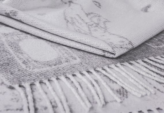 Плед бавовняний Собаки св.сірий Love You 140 x 200 см | Зображення 3