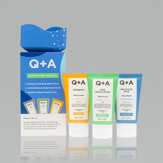 Подарочный набор для тела Q+A Bodycare Heroes Gift Set | Зображення 2