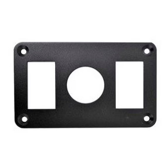 Тримач корпусу клавішного перемикача 3-х позиційний алюмінієвий анодований