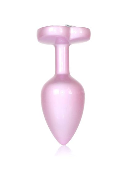 Анальна металева пробка Plug-Jewellery Pearl Pink Heart PLUG- Clear S Sex Aura | Зображення 3