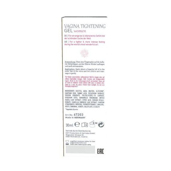 Збудливий крем для звуження піхви SHIATSU tightening Gel, 30 мл | Зображення 2