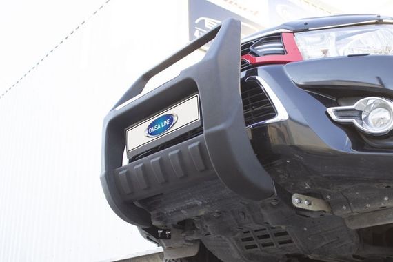 Передняя защита PPU (нерж.) для Toyota Hilux 2015-2024 гг | Зображення 1