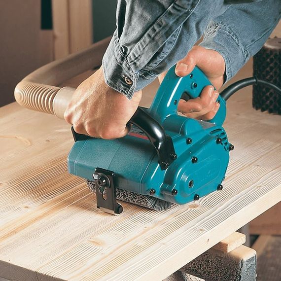 Щітка нейлонова для брашування 100х120 мм K80 для Makita 9741 (P-04438) | Зображення 6