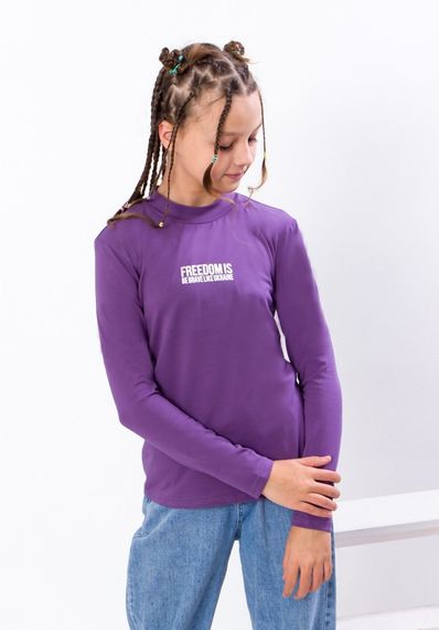 Водолазка для дівчинки (підліткова) Носи своє 158 Фіолетовий (p-10267-109850)