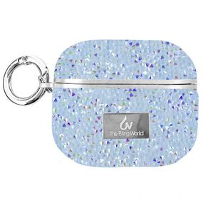 TPU чохол Bling World Rock Diamond для навушників AirPods Pro / Airpods Pro 2 Блакитний