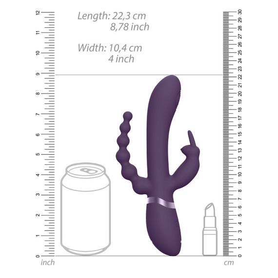 Вибратор-кролик Rini для точек G, A, U и клитора, цвет фиолетовый Vive (Нидерланды) sexstyle | Зображення 5
