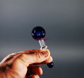 Стеклянная трубка Grid Синий