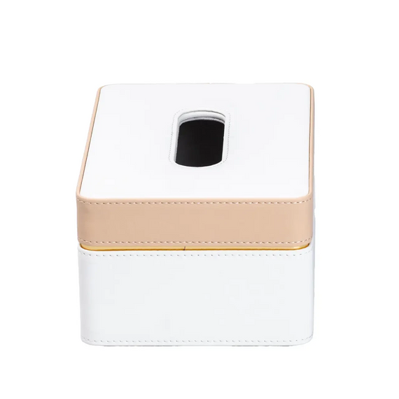 Серветниця з еко шкіри 21.5х14х9 см органайзер для серветок на стіл HP-3-209 | Зображення 2