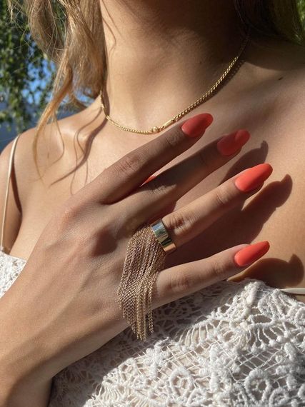 Кольцо из желтого золота с цепочками 19 | Зображення 7