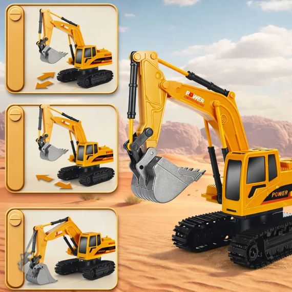 Гусеничный экскаватор с пультом управления Remote control excavator | Зображення 1