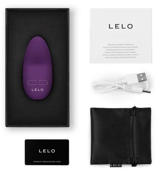 Мінівібратор для клітора LELO Lily 3 Dark Plum, 10 режимів, дуже потужний Sex Aura | Зображення 3