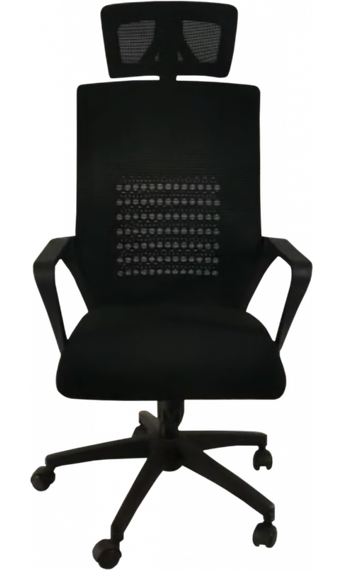 Кресло офисное GT Racer B-114H Black | Зображення 2