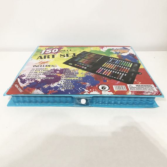 Художній набір валіза для творчості 208 предметів. Колір блакитний | Зображення 2