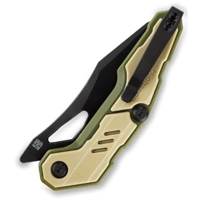 Нож Hightron Spectron, M390, GFN, хакі, чорний клинок (HK04KHK) | Зображення 3