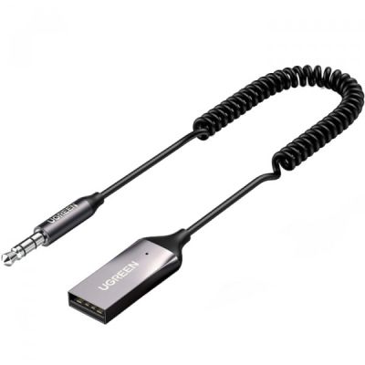 FM модулятор Ugreen Bluetooth 5.0 Aux with mic CM309 UGREEN Black (70601) | Зображення 5