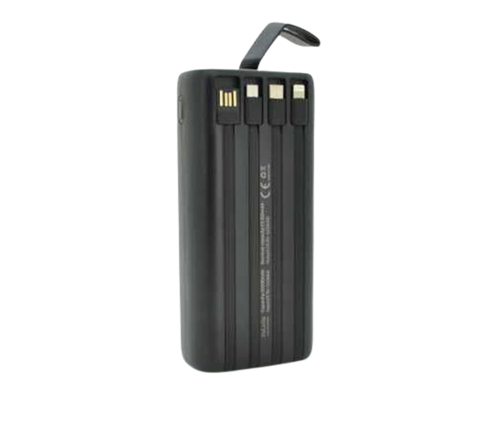 Power Bank портативный мощный противоударный водонепроницаемый одновременная зарядка нескольких устройств Linkage LKP-05 30000 Mah | Зображення 2