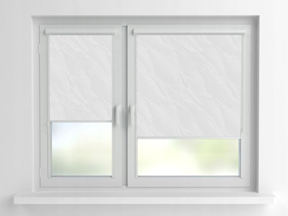 Рулонная штора Rolets Вода 2-2018-2100 210x170 см закрытого типа Белая | Зображення 1