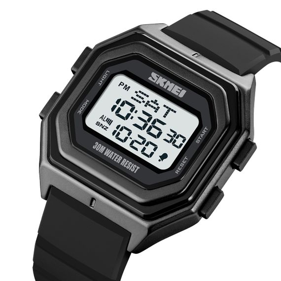 Skmei 1875PWT Black-White Silicone SALE | Зображення 1