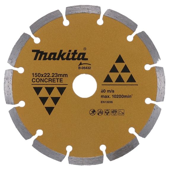 Диск алмазный по бетону 150 x 22.23 мм Makita B-06432