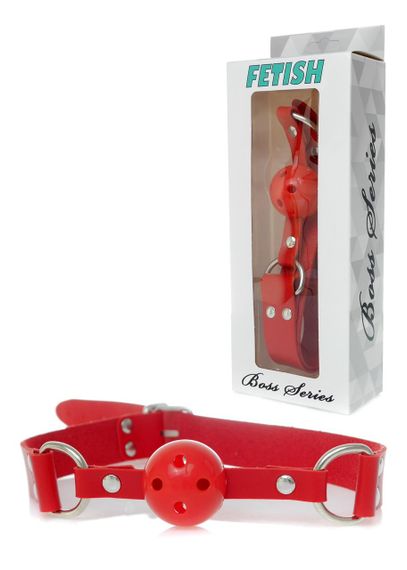 Кляп - Ball Gag Red - Fetish Boss Series Sex Aura