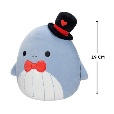 М&apos;яка іграшка Squishmallows Синій кит Самір 19 см (SQVA00838) | Зображення 1