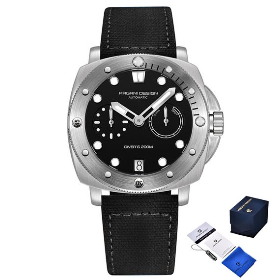 Годинник P2agani Design PD-1767 Silver-Black