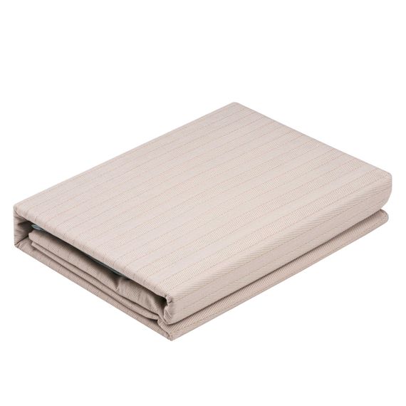 Набір постільної білизни 2,0сп Ardesto Gloria, 200х220см, 100% бавовна, сатин, смужки, коричневий (ART2022RB) | Зображення 3