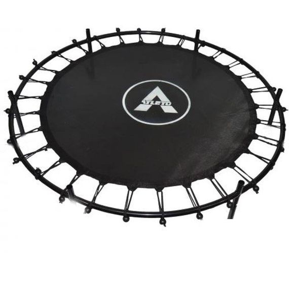 Батут детский Atleto 140 см с защитной сеткой зелёный для дома и дачи 21000402 | Зображення 5
