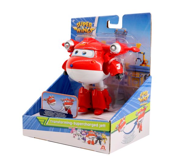 Игровая фигурка-трансформер Super Wings Transforming-Supercharge Jett, Джетт (EU740283) | Зображення 3