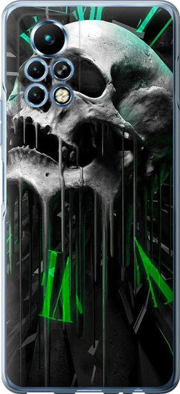 Чехол на Infinix Note 11 Pro Череп-часы "4100u-2865-17620"