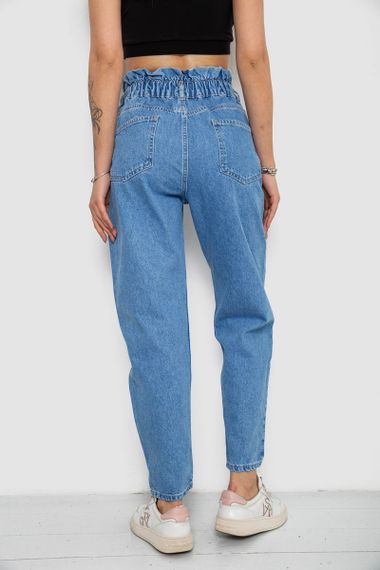 Джинси жіночі Mom-fit, колір блакитний, 244R1573 | Зображення 3