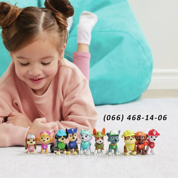 Уценка! Подарочный набор 10 фигурок Щенячий патруль Оригинал Paw Patrol 10th Anniversary All Paws On Deck | Зображення 6