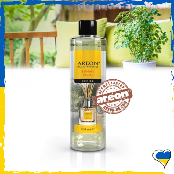 Наполнитель для аромадиффузора Areon Home Perfumes Refill Classic Sunny home 260мл