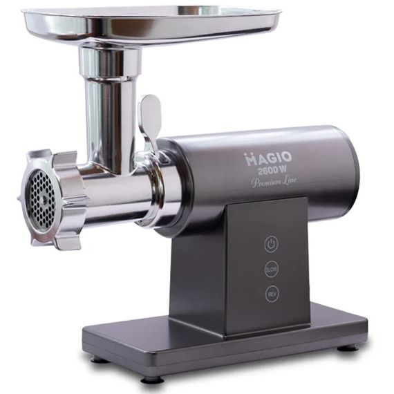 Мясорубка электрическая Magio MG-271 2600 Вт серая | Зображення 7