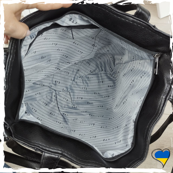 Сумка жіноча з якісної екошкіри. Сумка женская. Сумка вмістка, солідна | Зображення 5