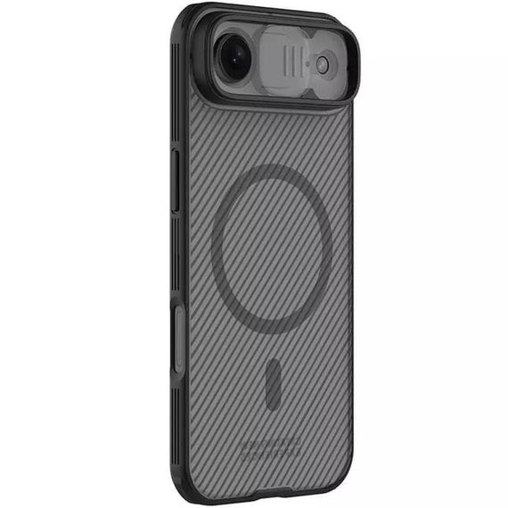 Карбонова накладка Nillkin CamShield Pro Magnetic для Apple iPhone 17 Air (6.5") Transparent black