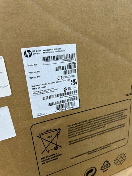 Принтер HP Color LaserJet Enterprise M653dn (J8A04A) / Лазерная цветная печать / 1200x1200 dpi / A4 / 56 стр/мин / Ethernet, USB 2.0 / ePrint | Зображення 3