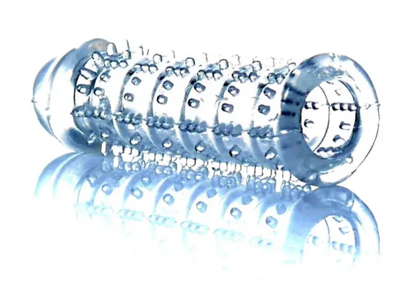 Насадка-презерватив с многочисленными выступами Boss Series без вибрации sexstyle | Зображення 3