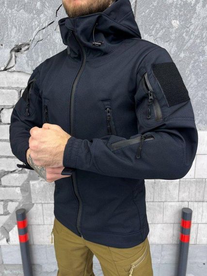 Тактическая куртка Soft Shel синий ВТ6474 | Зображення 7