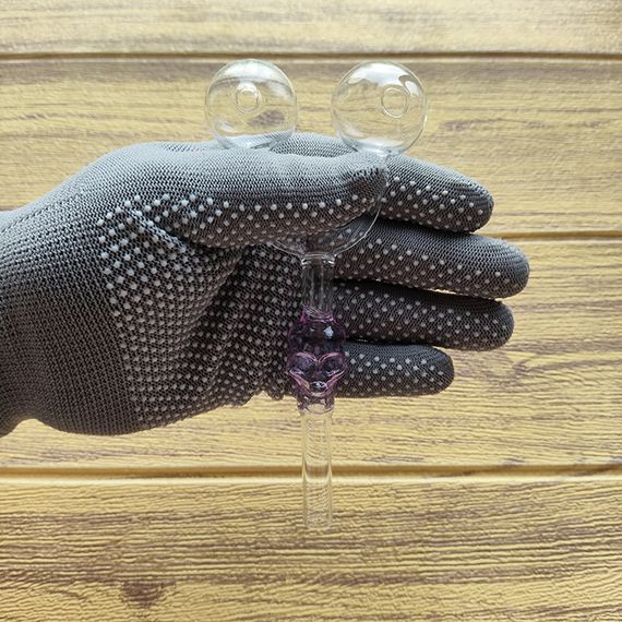 Стеклянная трубка Skull Double Oil Light Blue | Зображення 2