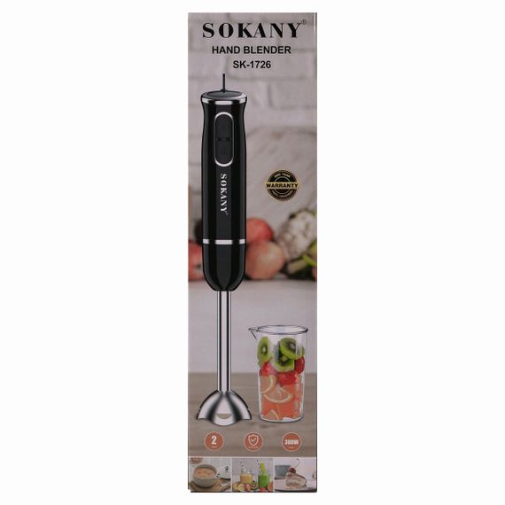 Ручной блендер Sokany 1726 погружной 300 Вт Оранжевый | Зображення 6
