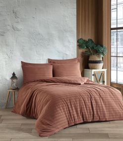 Постільна білизна Altinbasak Satin 200 х 220 см Always Cinnamon