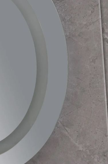 Дзеркало Mixxus PLAIN MC02-60-CASE з LED Touch, Anti-fog, димером, рег. яскравості, годинником (MI6661) | Зображення 5