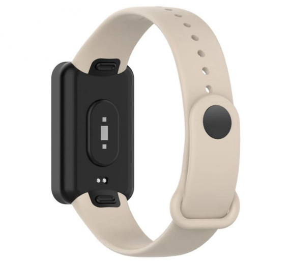 Силіконовий ремінець Primo для фітнес браслета Xiaomi Redmi Smart Band Pro (M2101B1 / BHR5501GL) - Ivory | Зображення 2