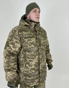 Куртка зимова тактична Ultimatum Ranger камуфляж ВСУ Світлий піксель 46
