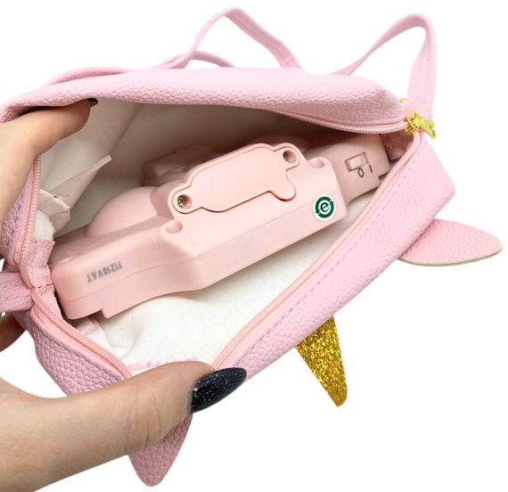 Сумочка Purse Pets одноріг Гламікорн кліпають очі видає звуки та мелодії рожева | Зображення 5