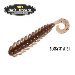 Силиконовая приманка, Съедобный силикон Bait Breath BUGSY 3" Rock Soul (11 шт.) (131 Brown/Seed)